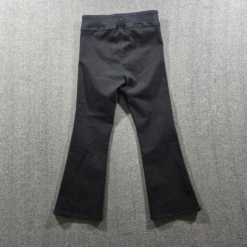 FRAME The Jetset Crop‎ Mini Boot Black Kick Boot Jeans Sz 2 30x26